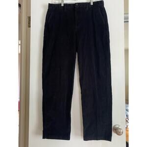 GAP “roomy corduroy” baggy fit mens 34x32 (actual: 35x 29) black